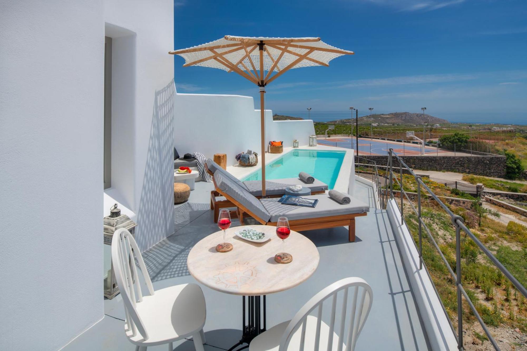 Milestone Villas Megalochori  Exterior photo