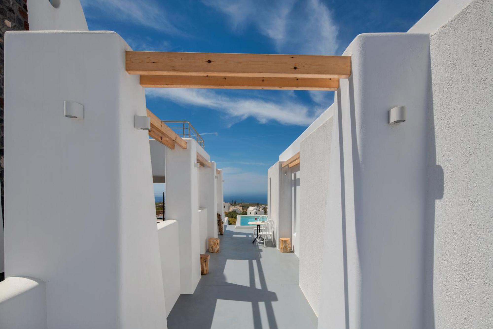 Milestone Villas Megalochori  Exterior photo