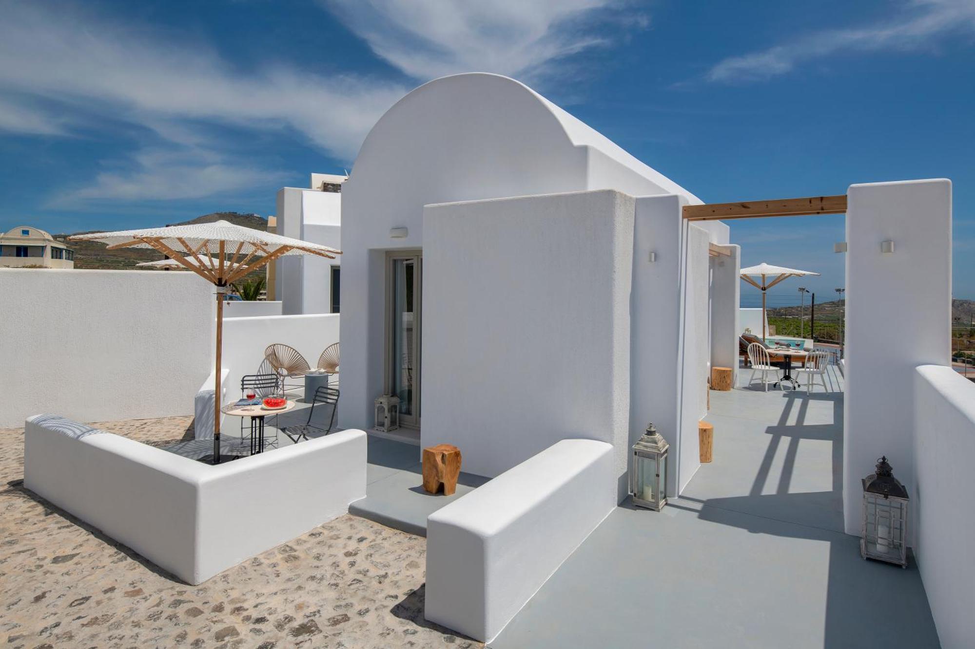 Milestone Villas Megalochori  Exterior photo