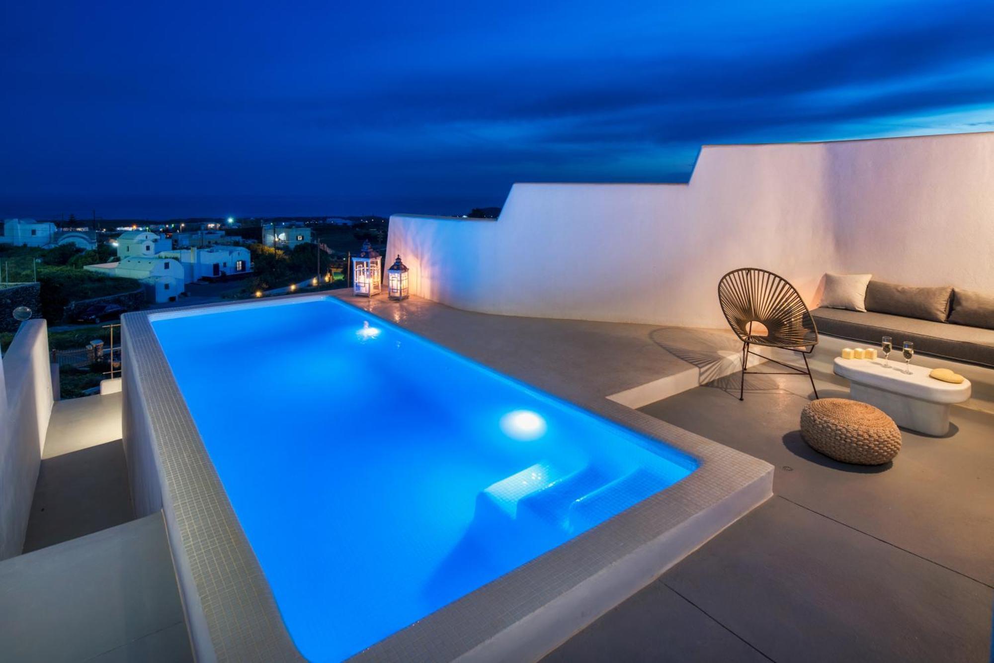 Milestone Villas Megalochori  Exterior photo
